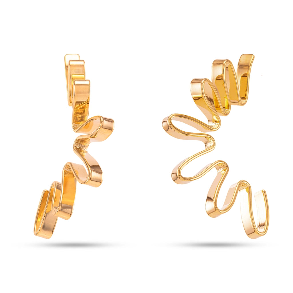 Aurelia Wave Luxe Ear Cuffs