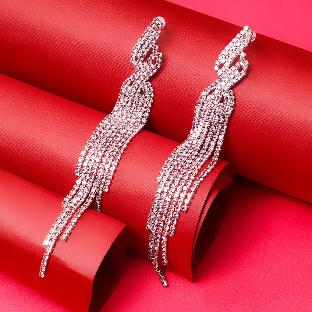 Blush Cascade Royale Earrings