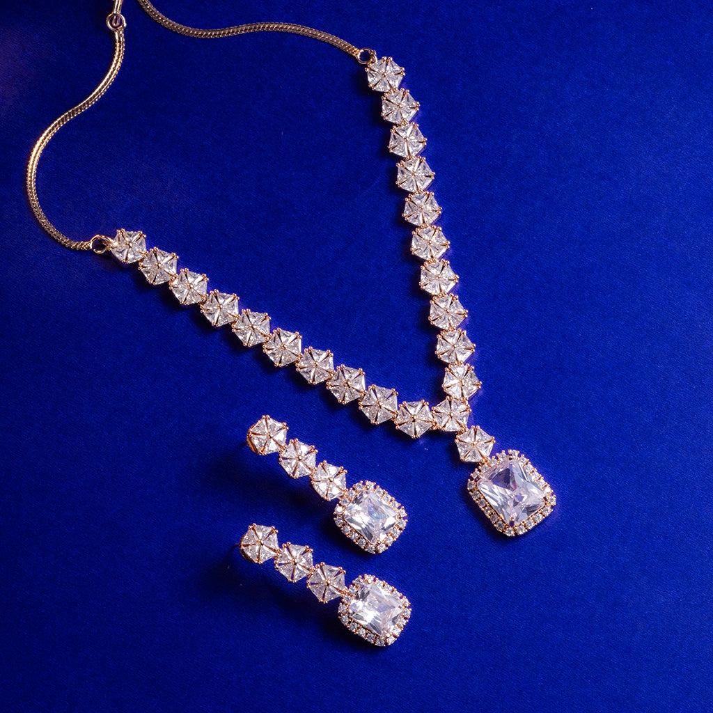 Celestia Crystal Pendant Set