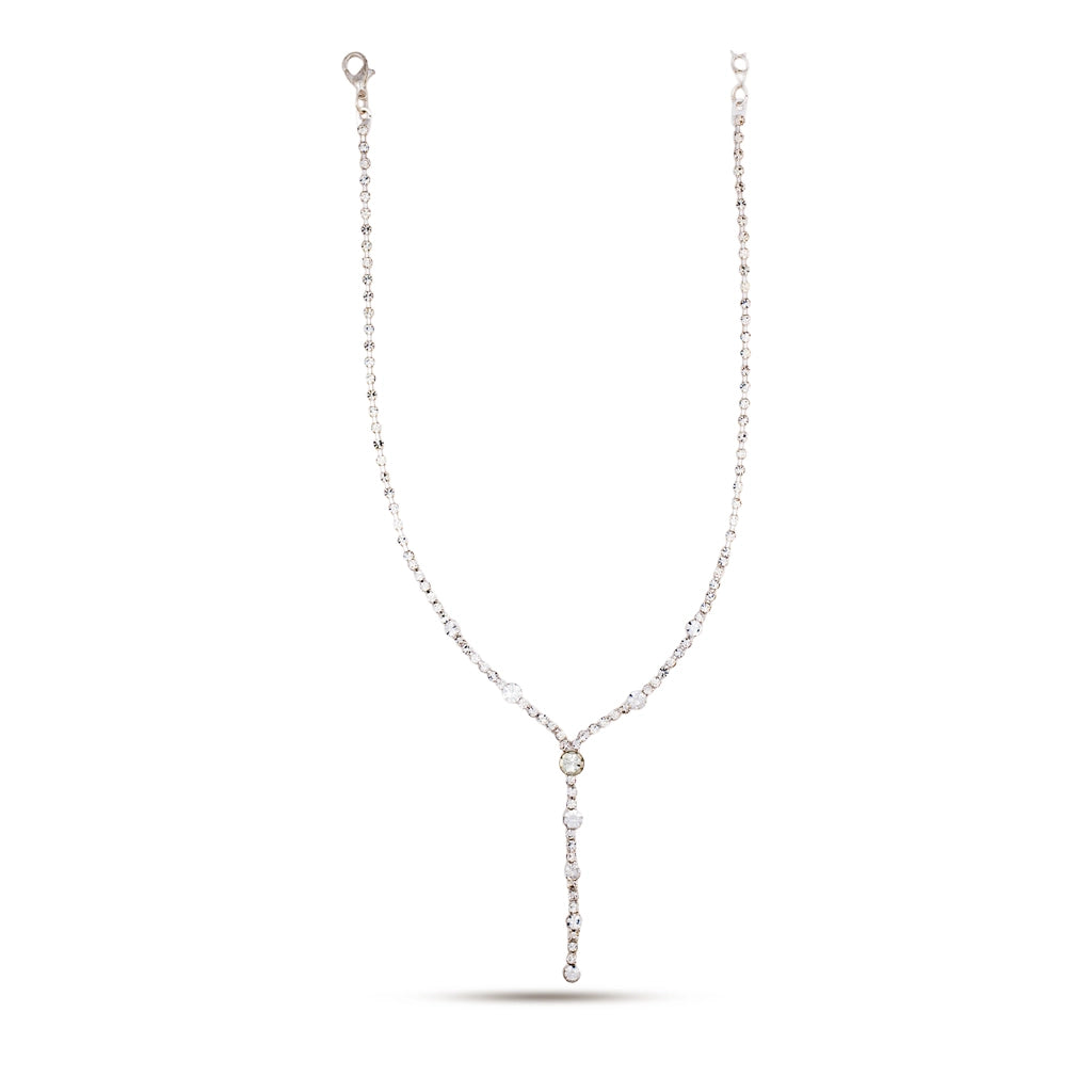 Celestia Crystal Y-Drop Necklace Set