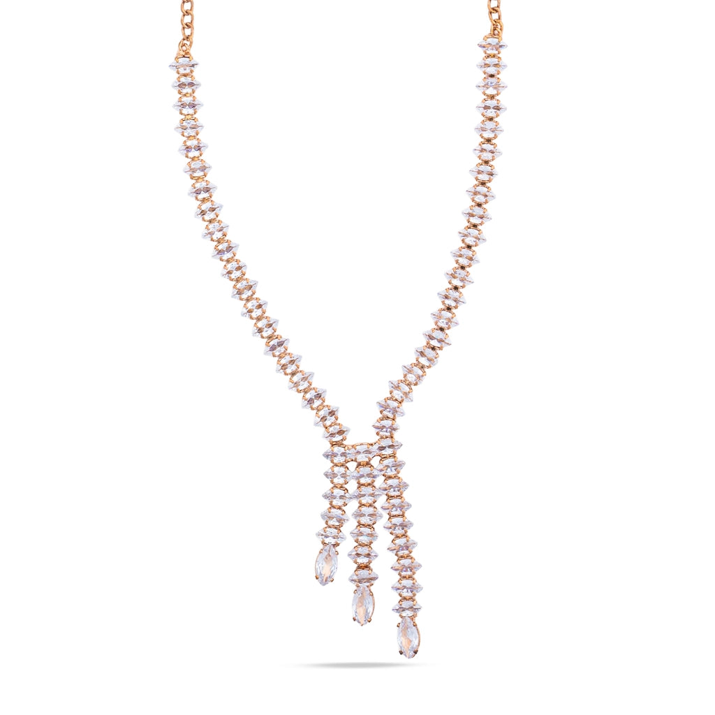 Blush Cascade Necklace Set