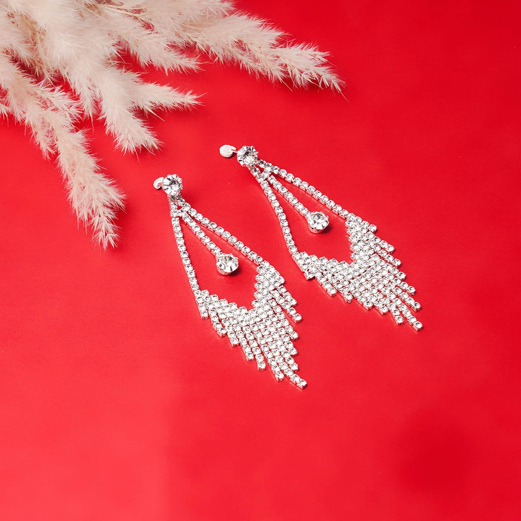 Starlume Crystal Cascade Earrings