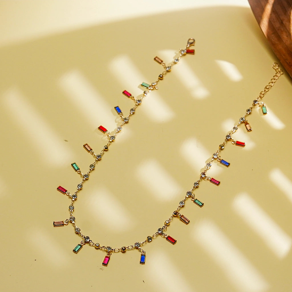 Aurora Prism Charm Necklace