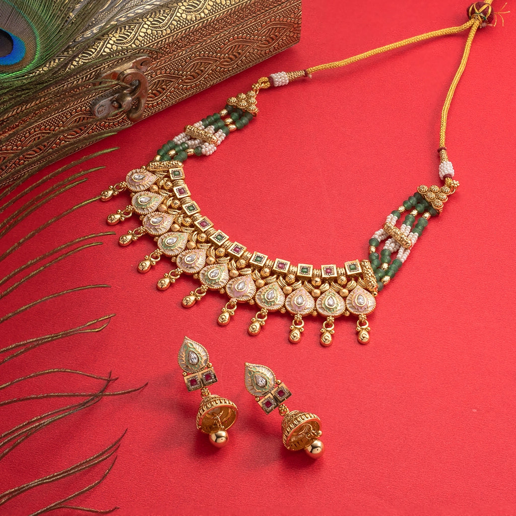 Emerald Heritage Necklace Set