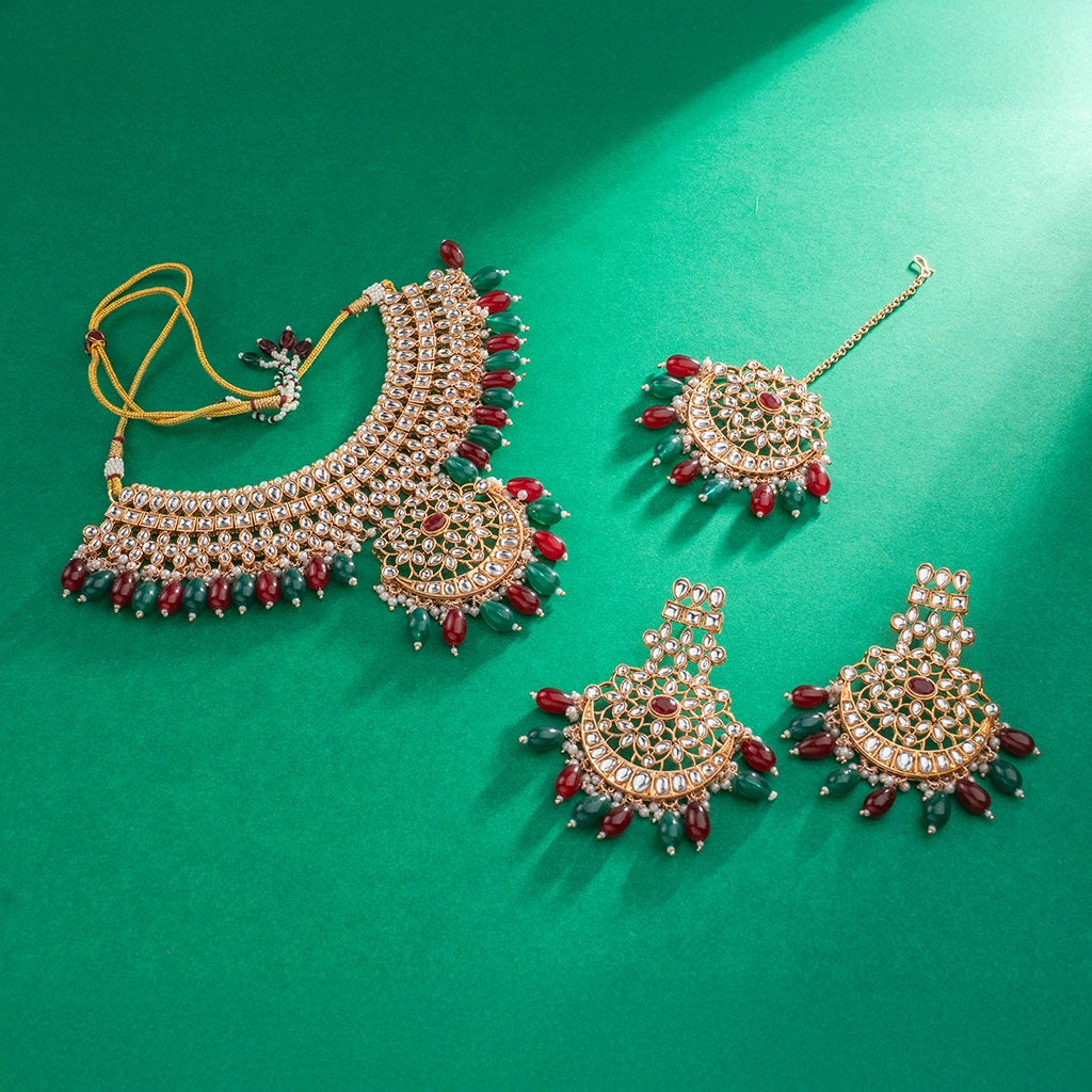Rajkumari Kundan Festive Set