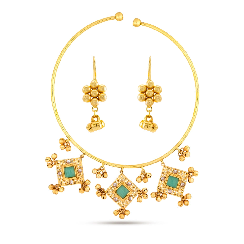 Noor-E-Zarina Royal Collar Set