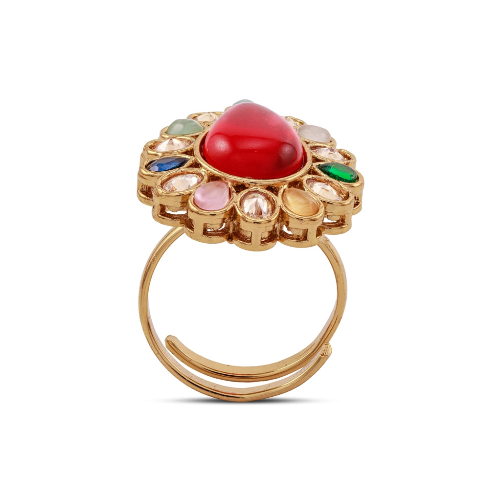 Rangella Royale Teardrop Statement Ring
