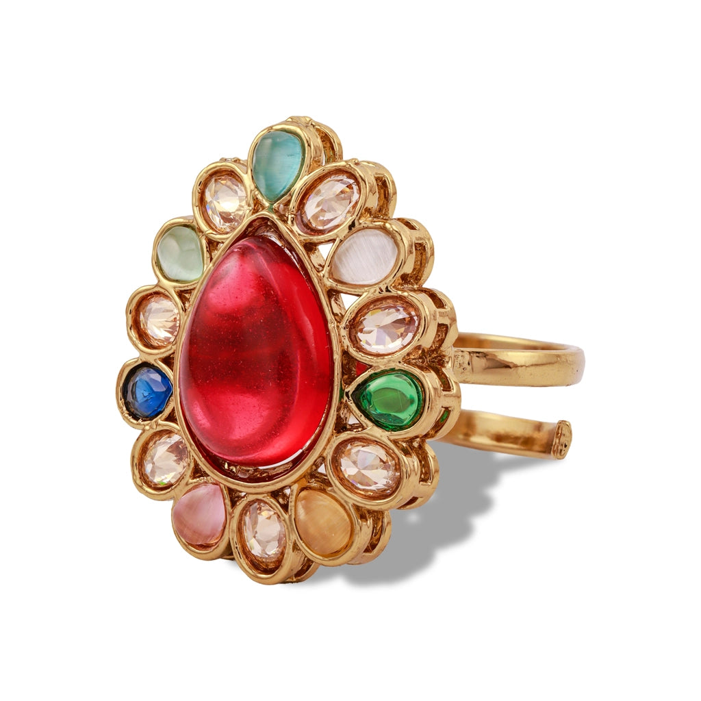 Rangella Royale Teardrop Statement Ring