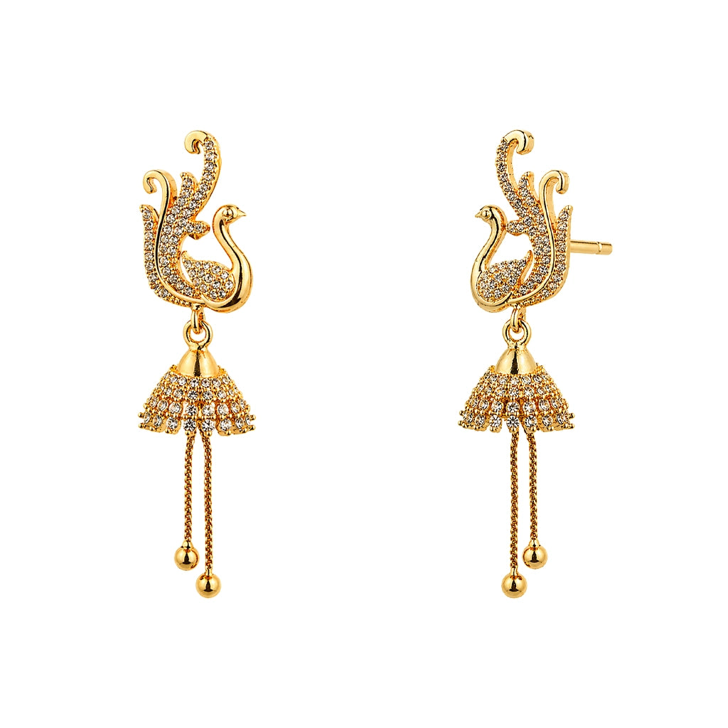 Mayura Noor Jhumkas
