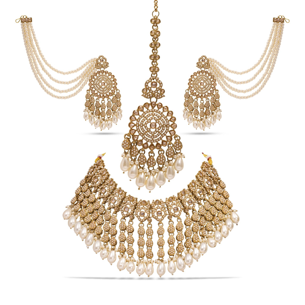 Noor Amara Regal Pearl Set