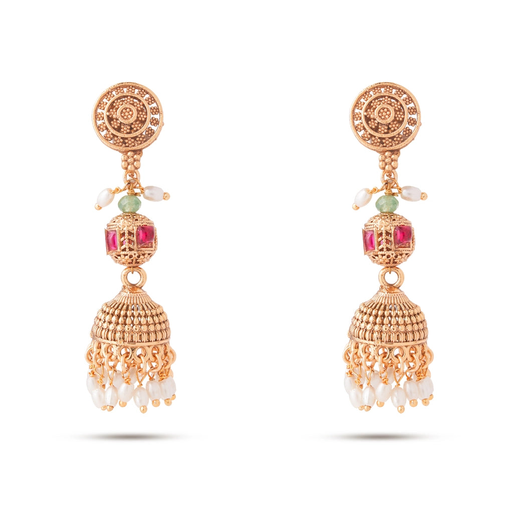 Royal Antique Temple Necklace Set