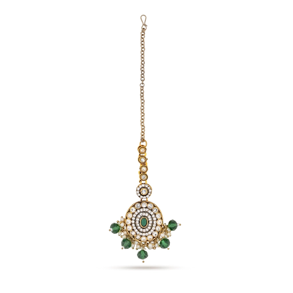 Ruhani Emerald Pearl Heritage Set
