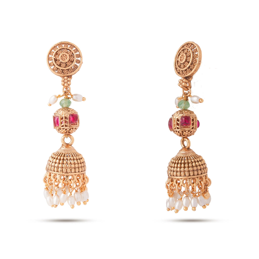 Royal Antique Temple Necklace Set