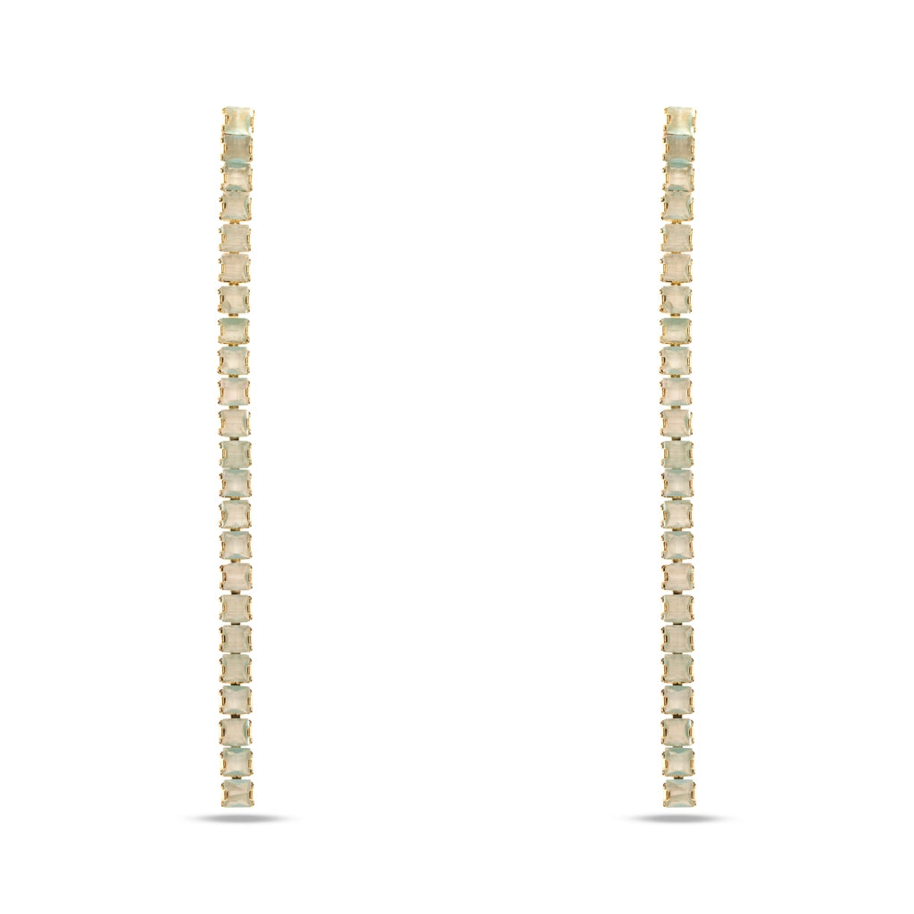 Celestia Aqua Drop Earrings