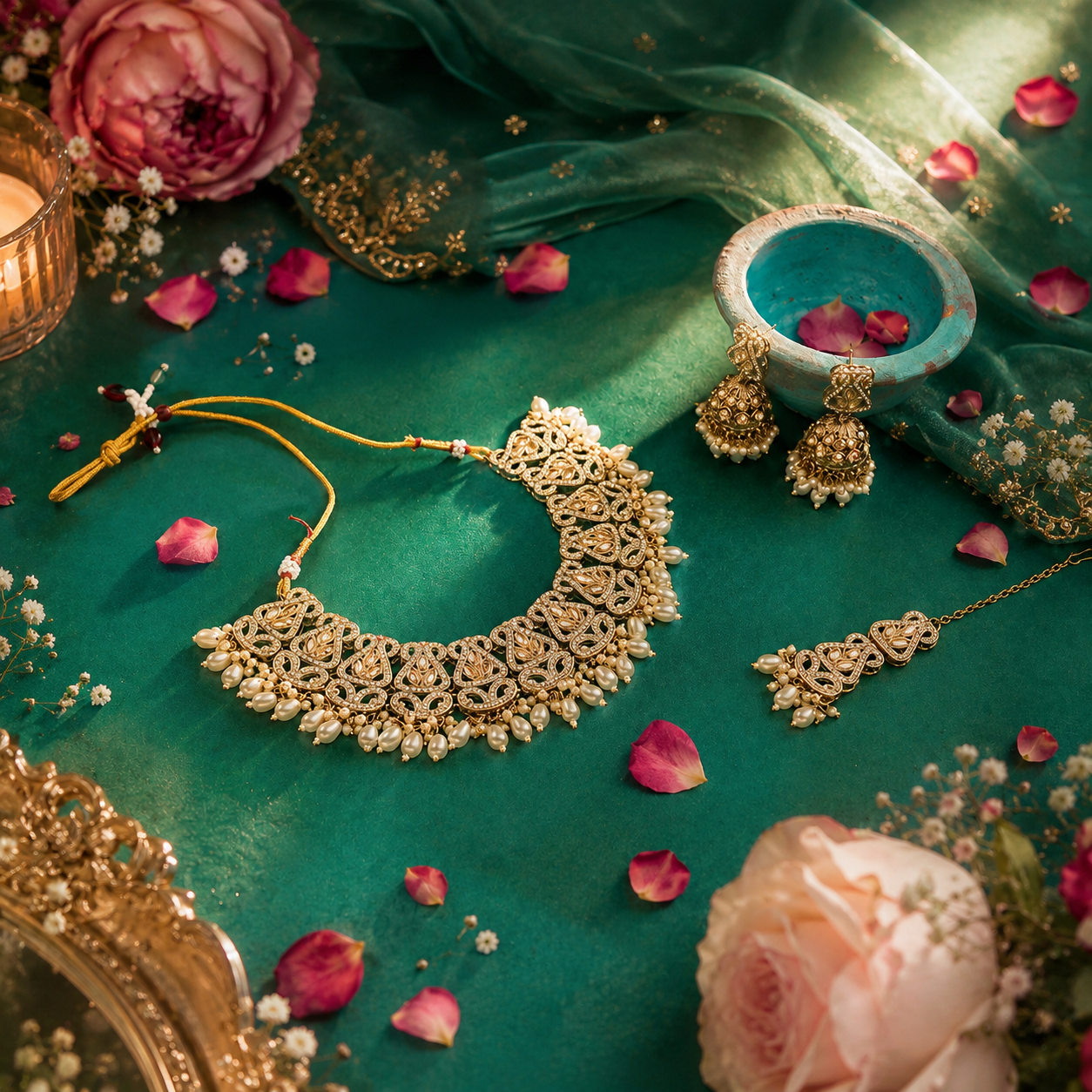 Pearl Royale Choker Set