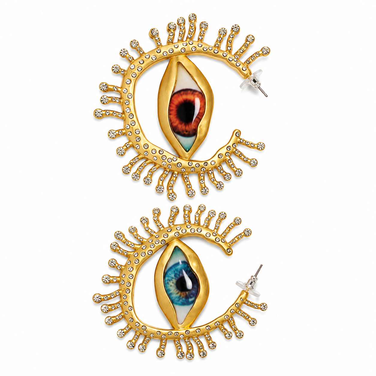 Solar Nazar Statement Earrings