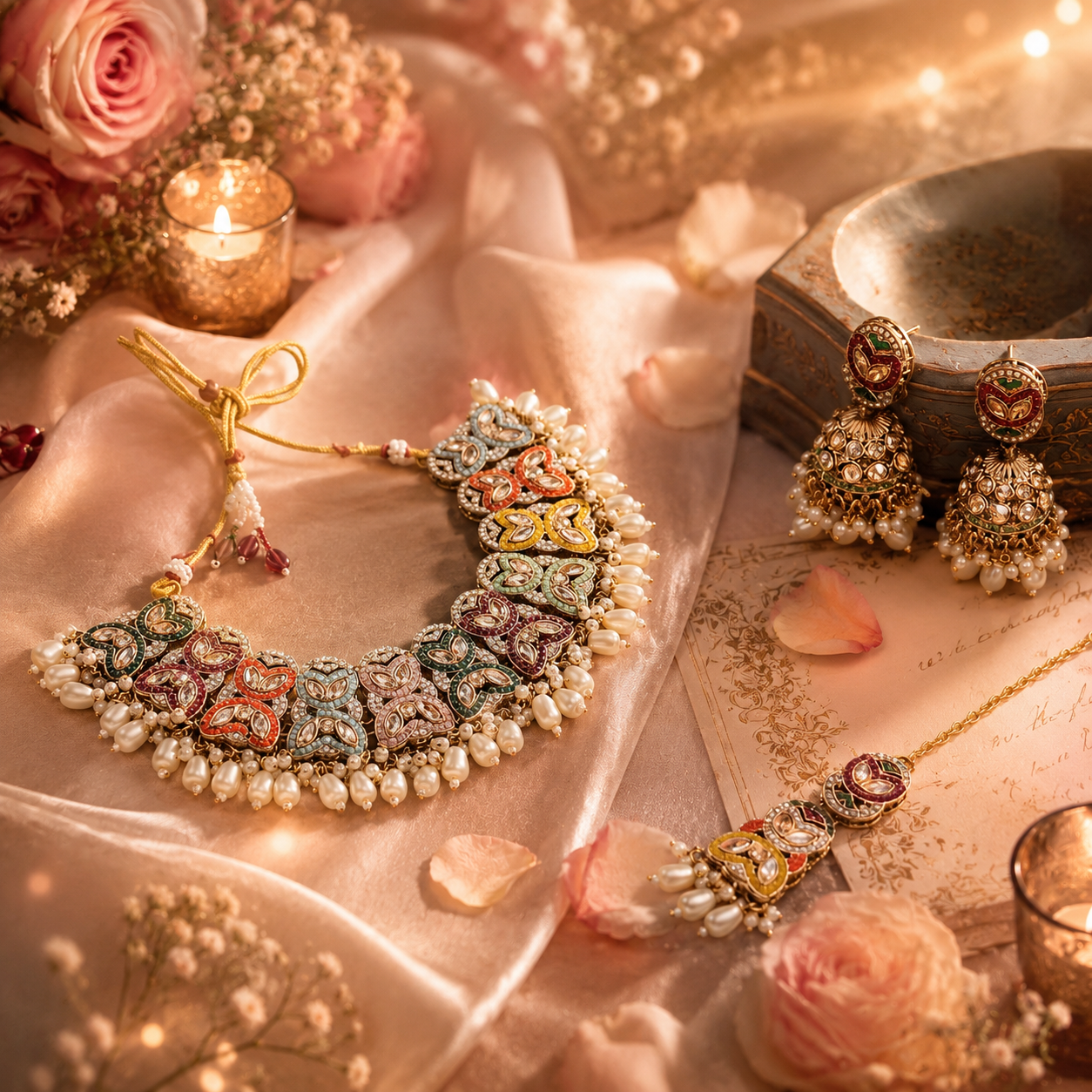 Rangrez Royal Polki Choker Set