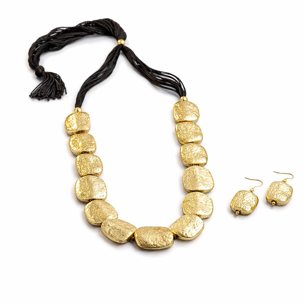 Swarna Sutra Heritage Bead Necklace