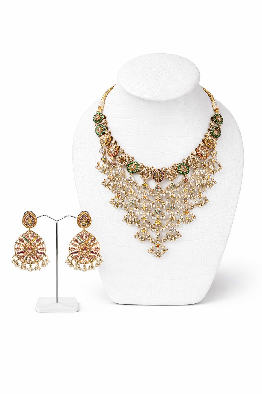 Rangella Maharani Cascade Necklace Set