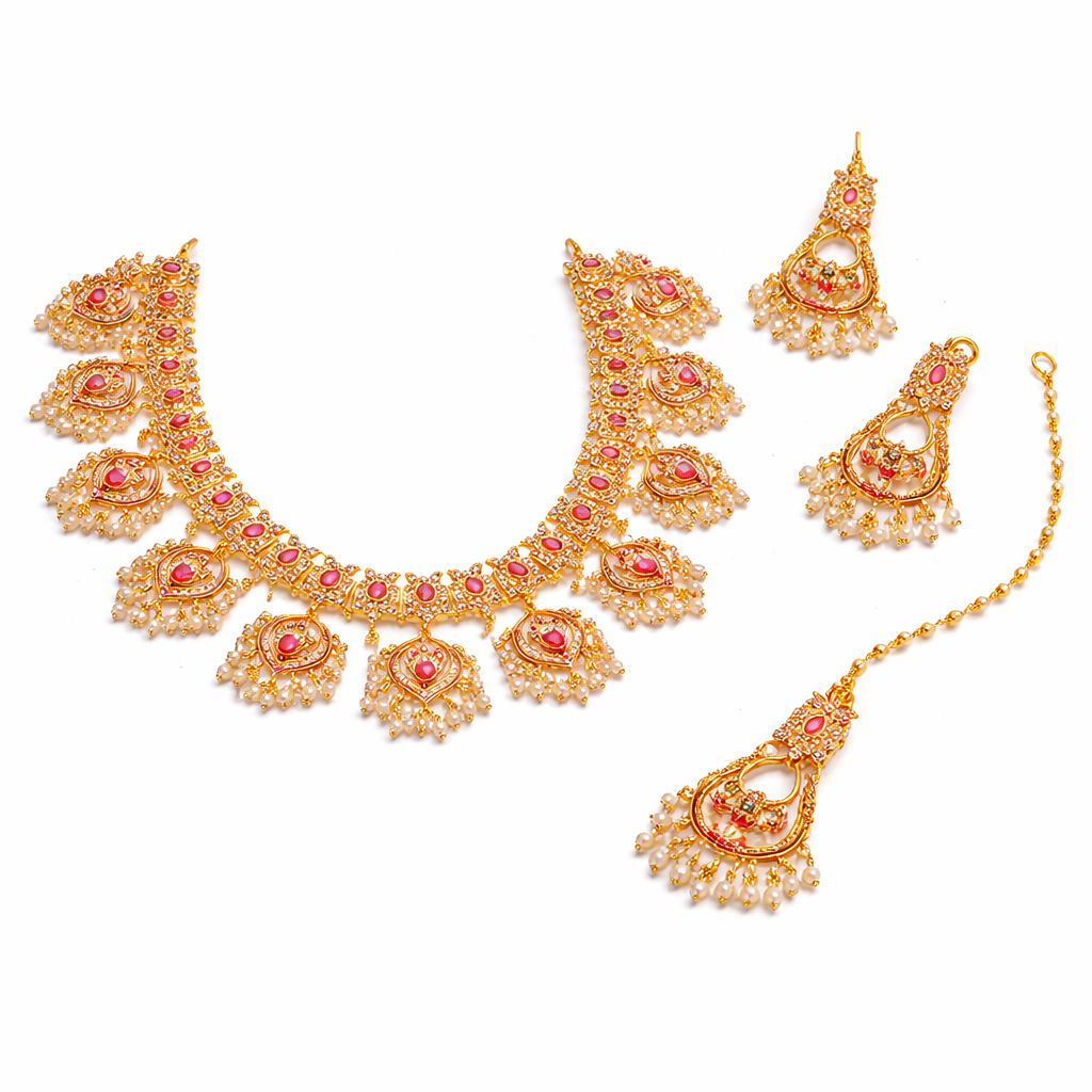 Ruby Noor Heritage Bridal Set