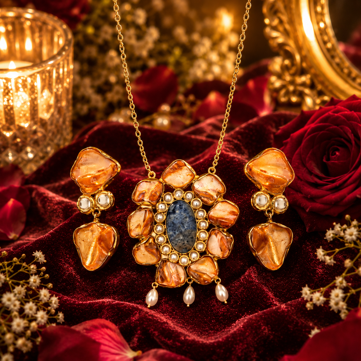 Kalpa Veda Sunstone Necklace