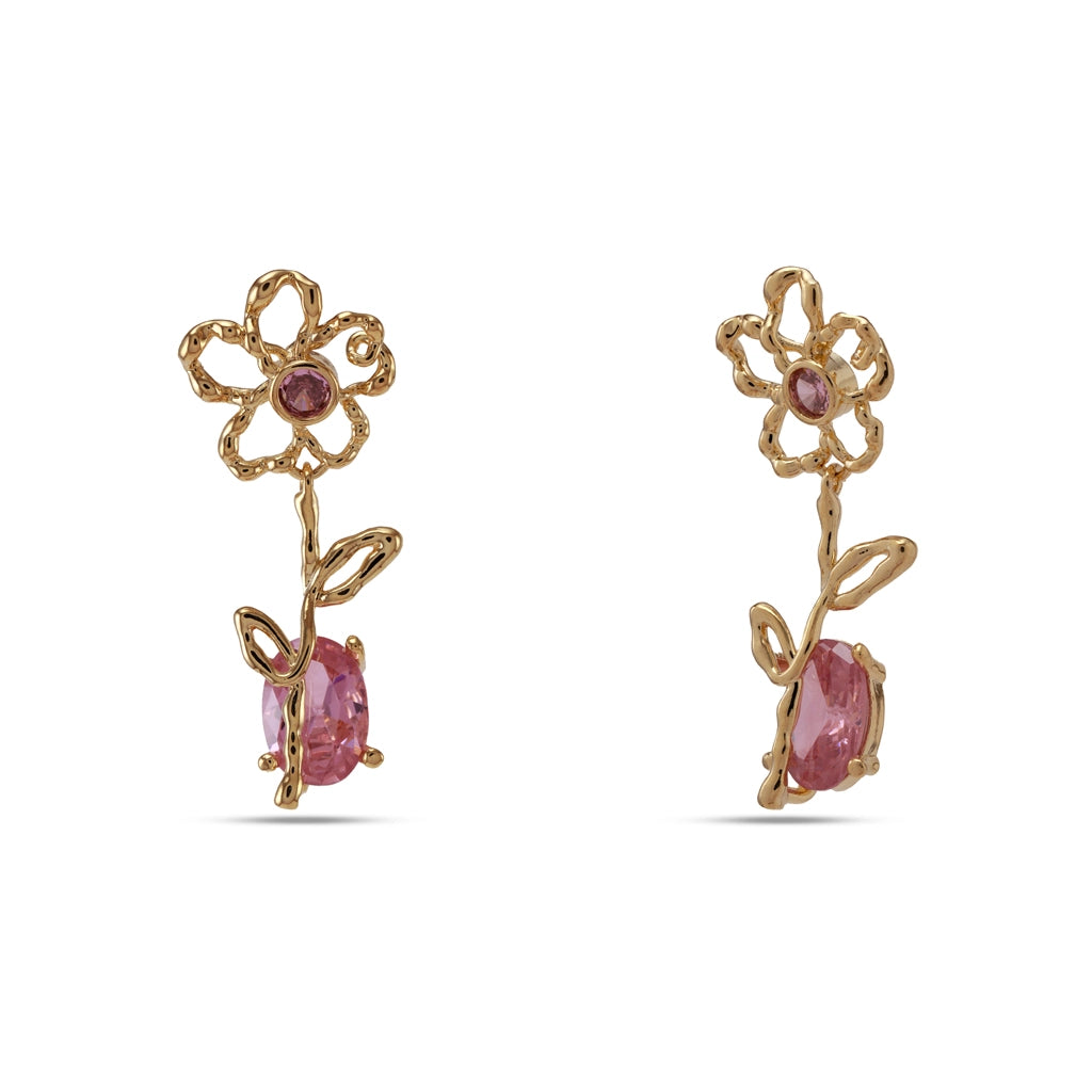Rose Bloom Earrings