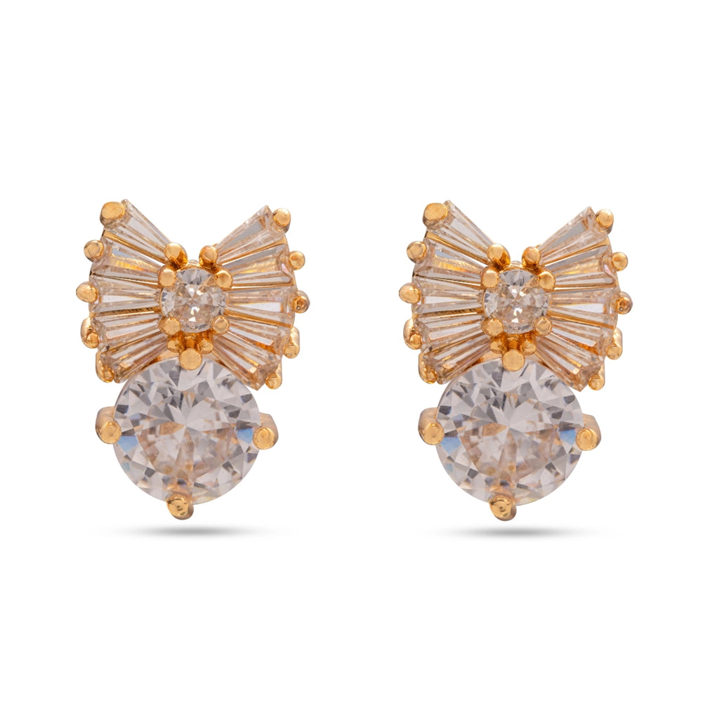 Aurora Bloom Crystal Stud Earrings