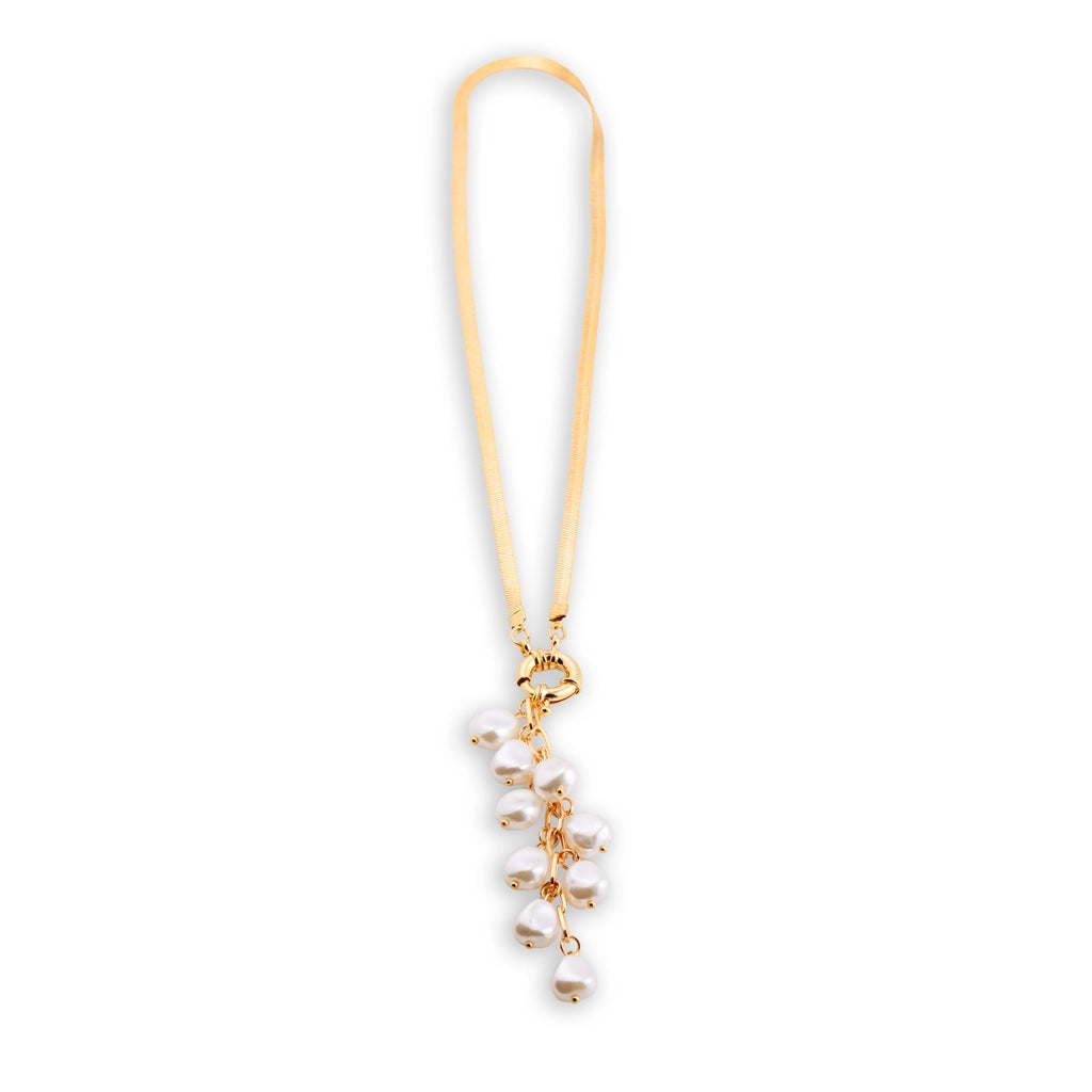Lunaria Pearl Cascade Pendant