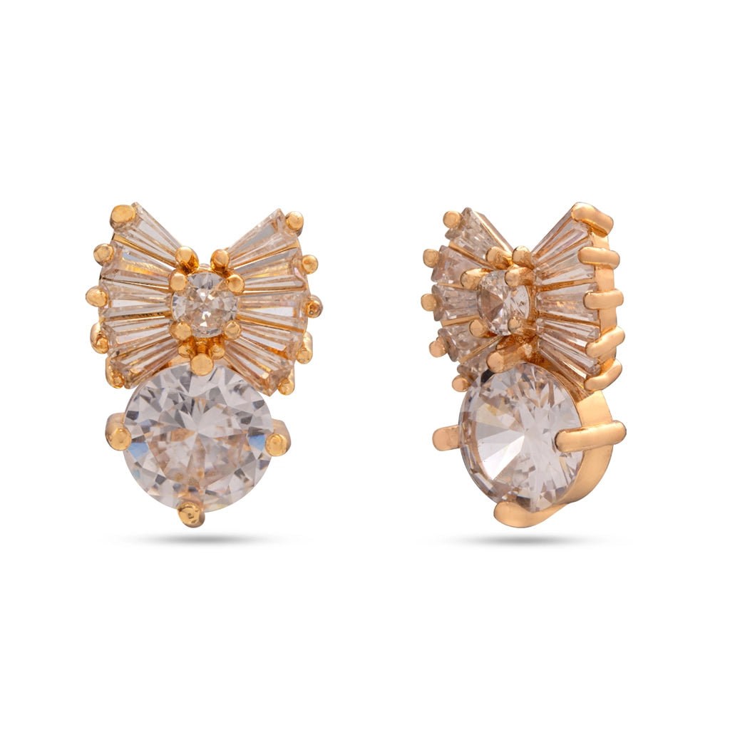 Aurora Bloom Crystal Stud Earrings