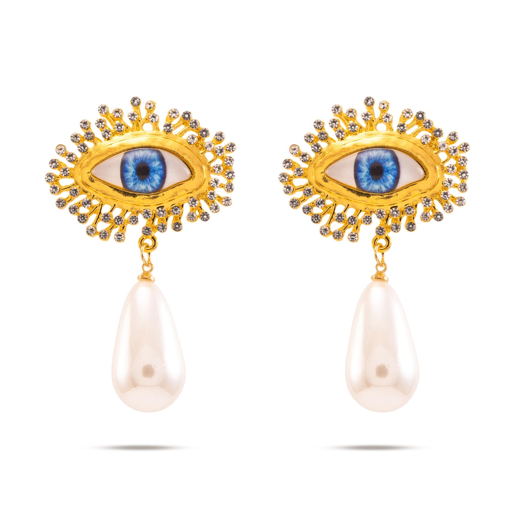 Aquila Aura Evil Eye Pearl Drops