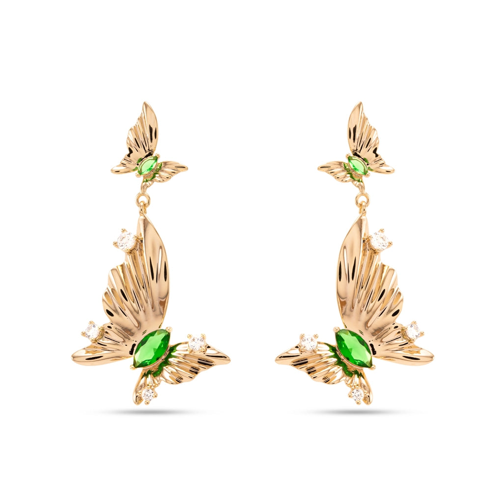 Celestia Flutter Drop Earrings
