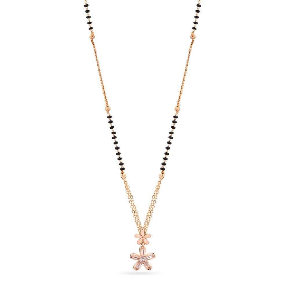 Celeste Crystal Mangalsutra Necklace