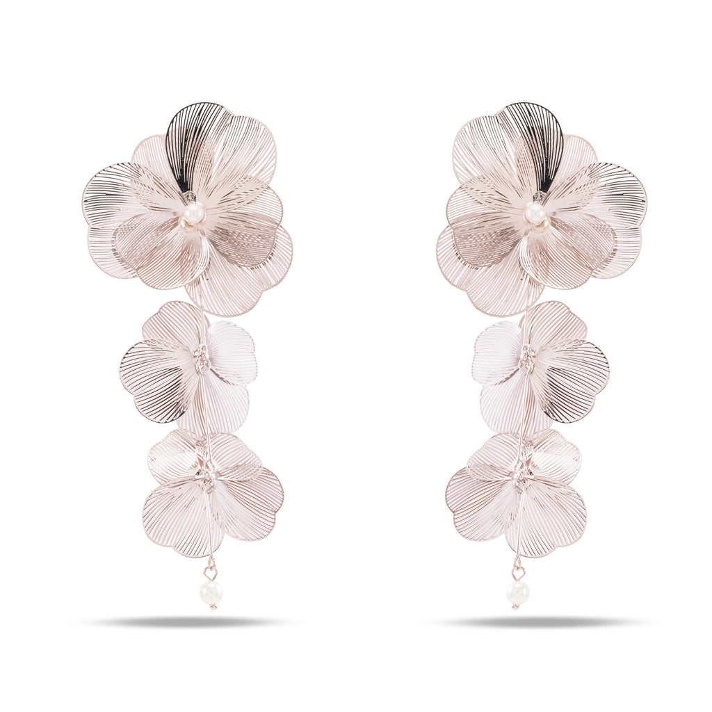 Ivory Whisper Bloom Danglers