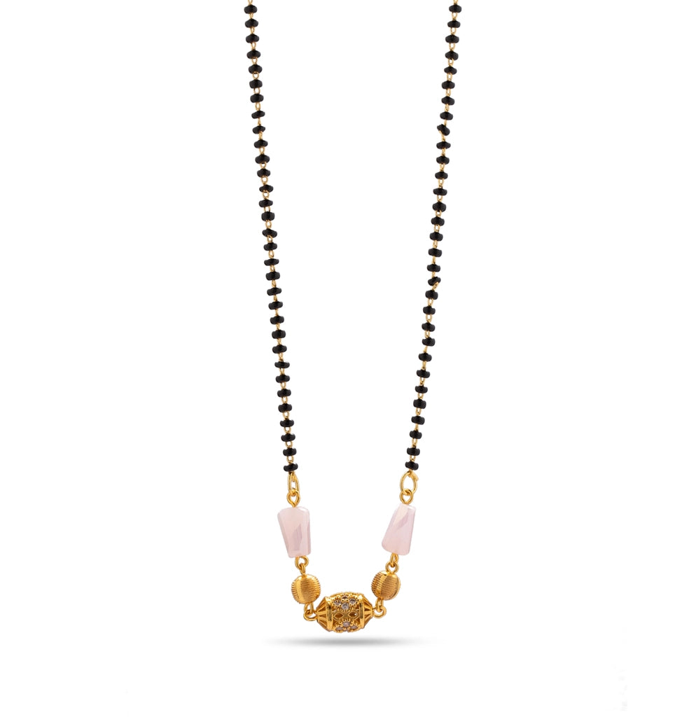 Blush Nazar Charm Necklace