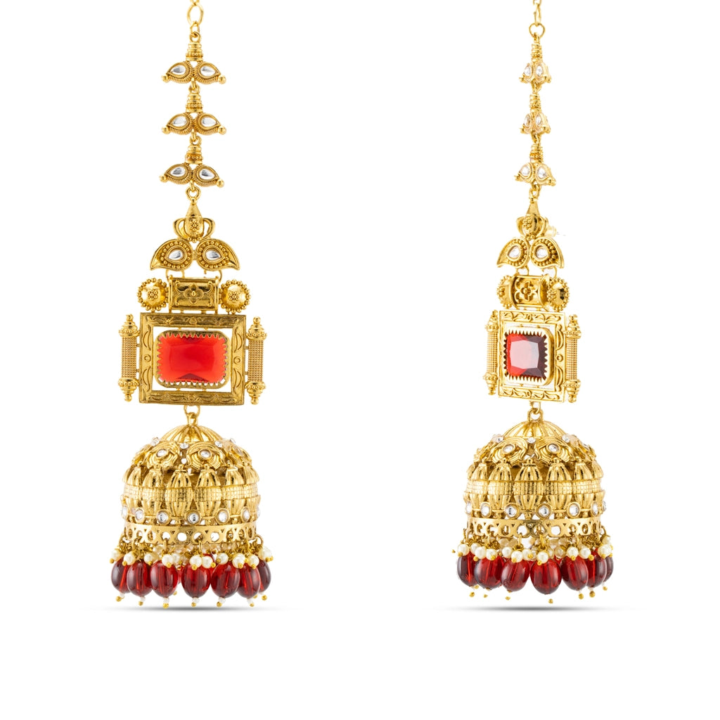 Rose Temple Jhumkas