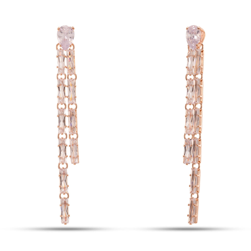 Crystal Cascade Earrings