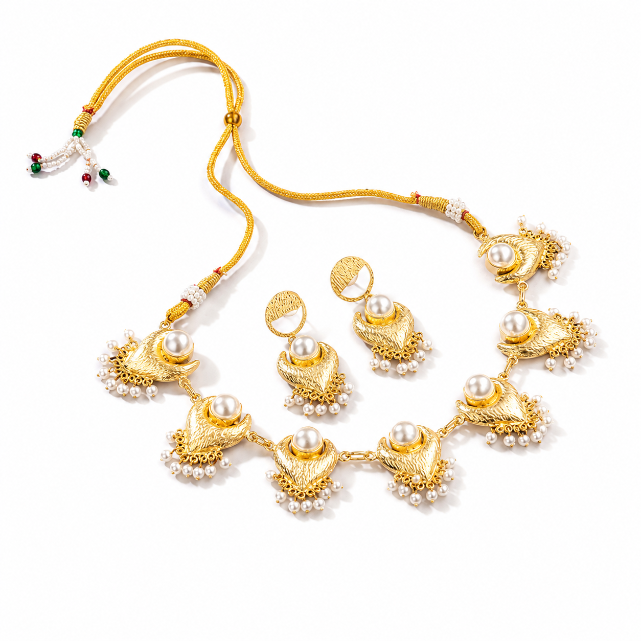 Muktika Pearl Necklace Set