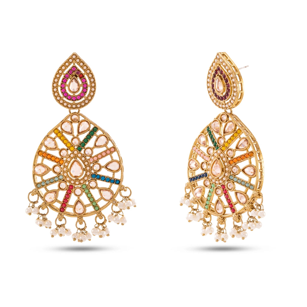 Rangella Maharani Cascade Necklace Set