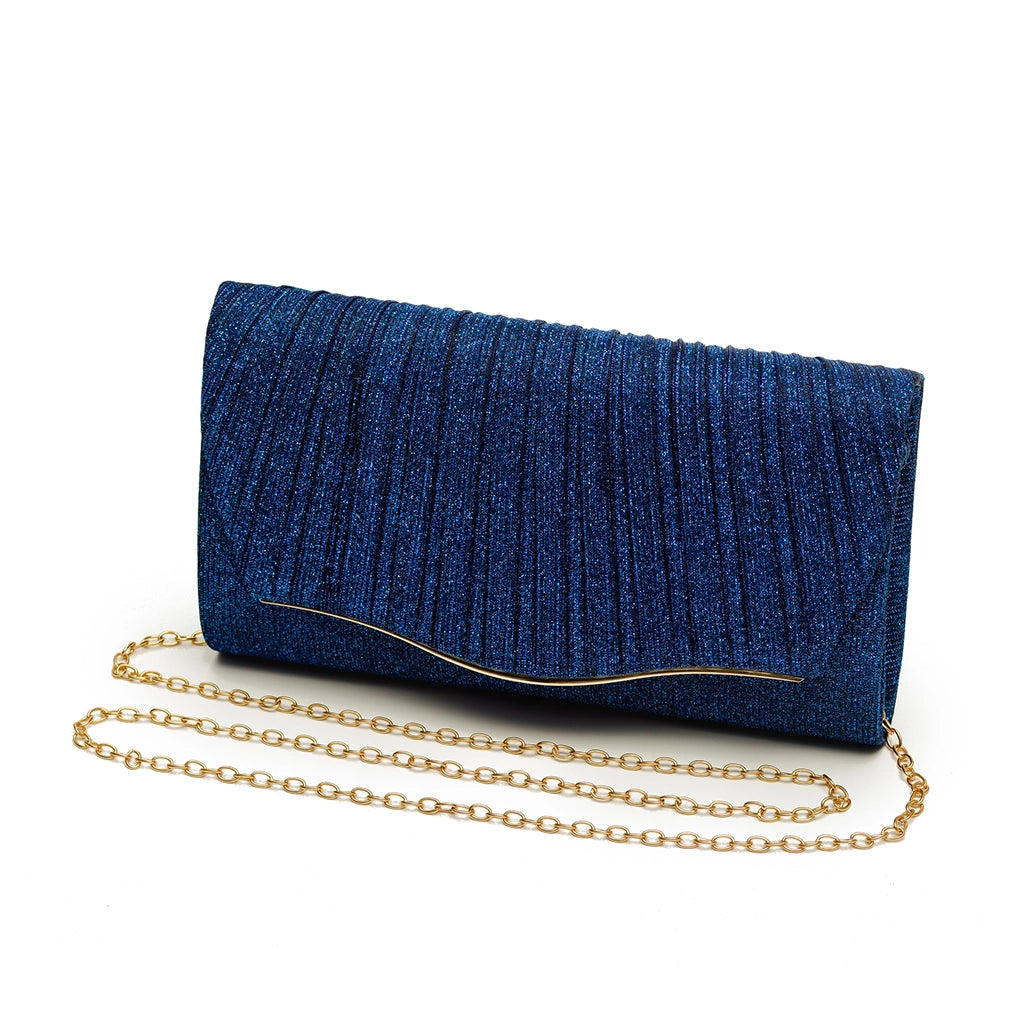 Lustre Wave Evening Clutch