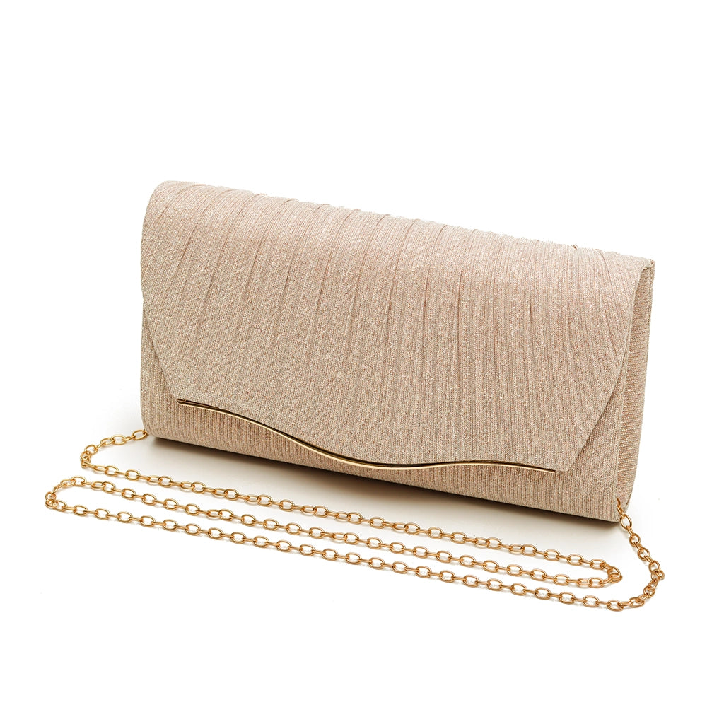 Lustre Wave Evening Clutch