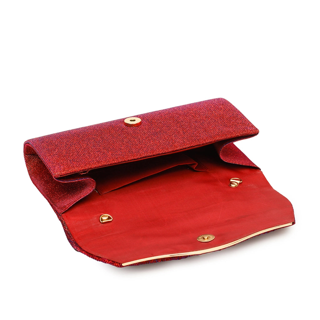 Lustre Wave Evening Clutch
