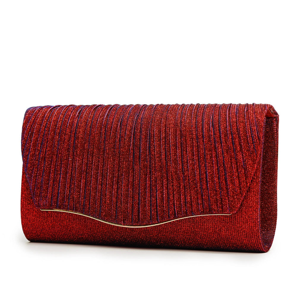 Lustre Wave Evening Clutch
