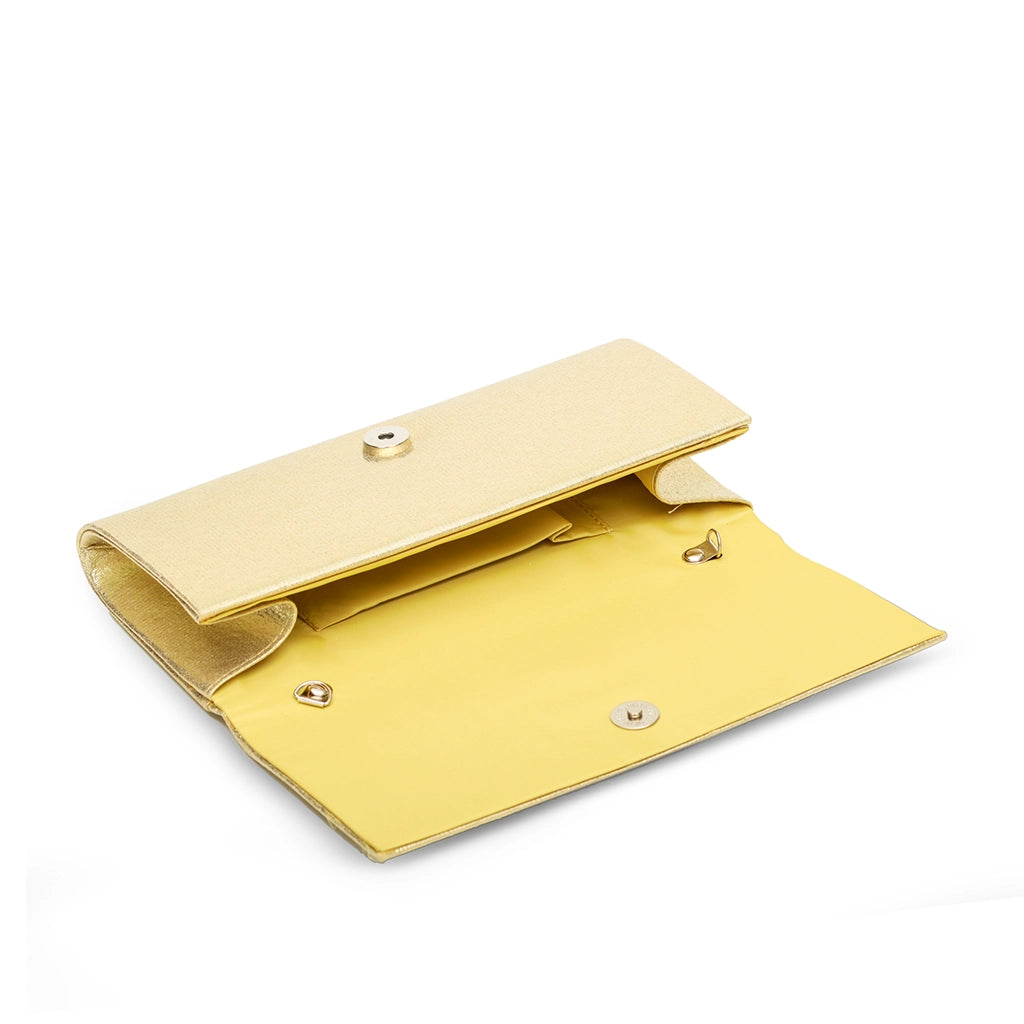 Lunelle Satin Envelope Clutch