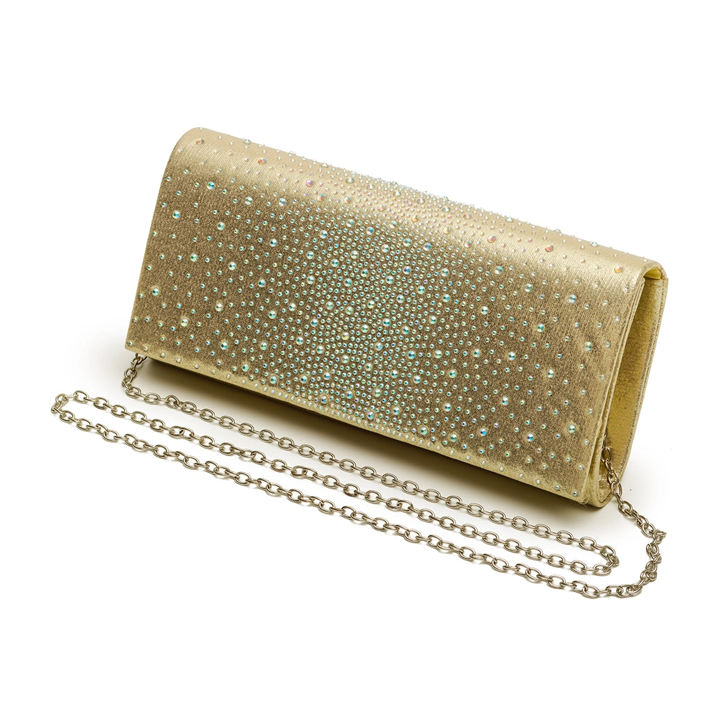 Lunelle Satin Envelope Clutch