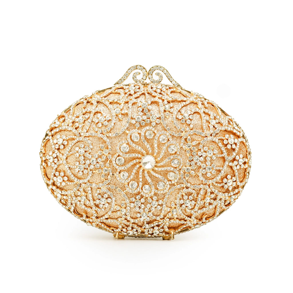 Aurelia Regal Crystal Clutch