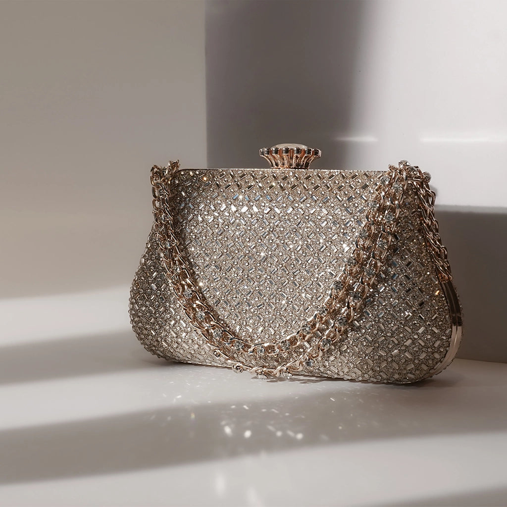 Lumiere Crystal Clutch