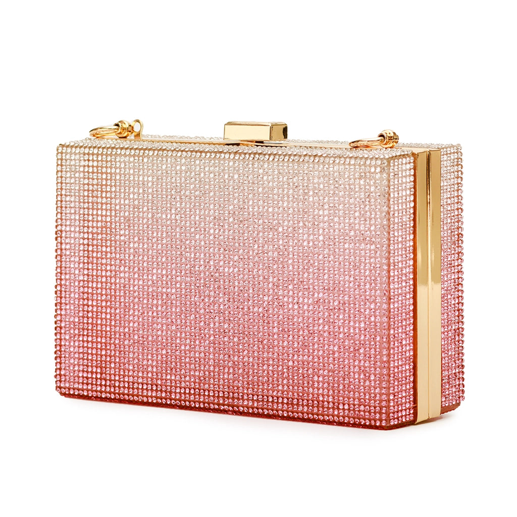 Stardust Crystal Box Clutch