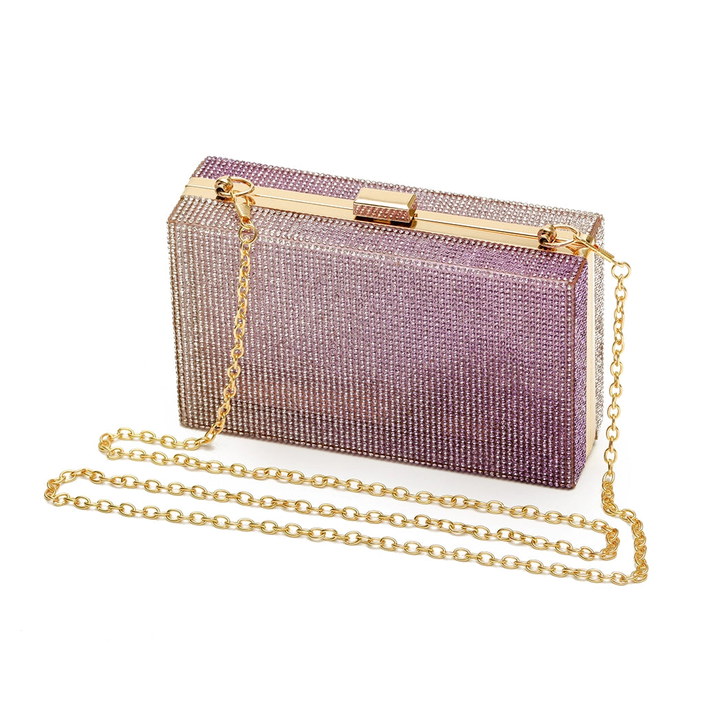 Stardust Crystal Box Clutch