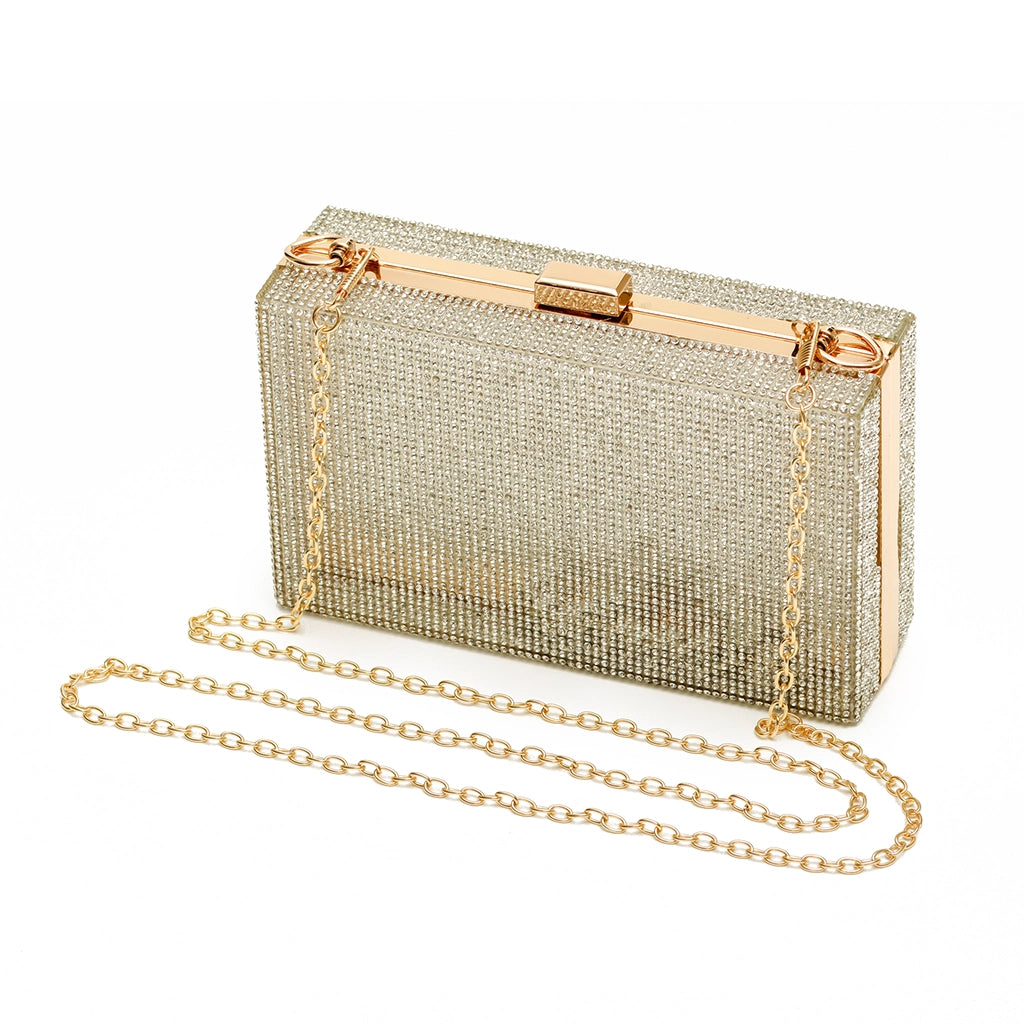Stardust Crystal Box Clutch