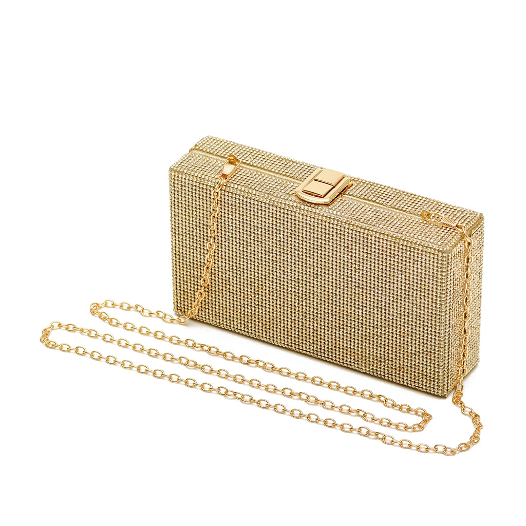 Aurora Luxe Crystal Clutch